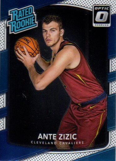 2017-18 Panini Donruss Optic Rated Rookie #186 Ante Zizic - Cavaliers